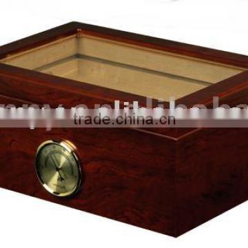 Glass Top Cigar Box and Humidor