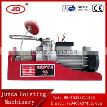 220V Wire Rope Mini PA Type Electric Hoist with Electric Trolley