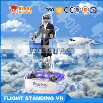 Hot sale VR Standing Flight VR 9D Cinema Simulator with 5d 7d cinema game in Amusement Park