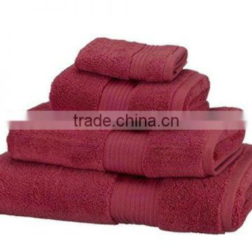 100% cotton terry towel set