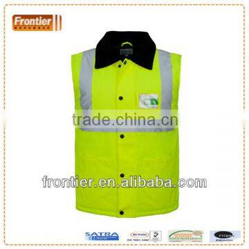 Oxford winter safety vest with ID pocket