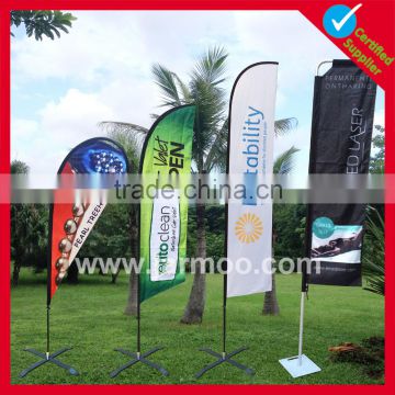 Promotional waterproof advertising beach flag and banner