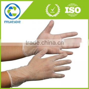 12" HOT SELL clean powder free PVC gloves