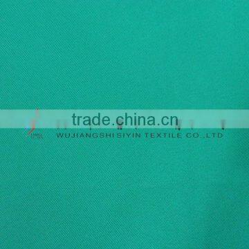 100% polyester green twill school uniform fabric