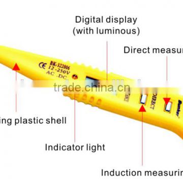 Electronic digital test jacklight pen, digital test pen, test pencil