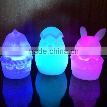 New products colorful led bird lamp for Easter