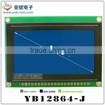 Graphic Matrix LCD 12864 LCM Display Module STN blue Backlight White Character 5V Logic Circuit