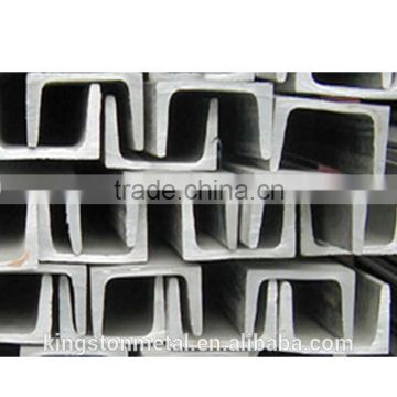 Hot-dipped U Channel with Material Grade ASTM A36 A572 in Size 160