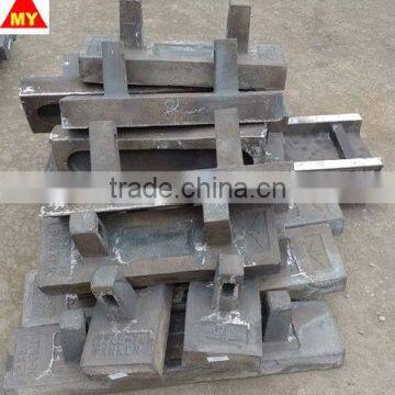 High chromium breaker bar scrap shredder parts