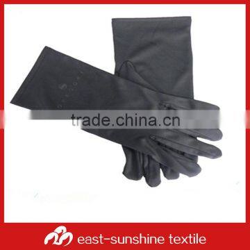 logo printed microfiber glove for cleaning