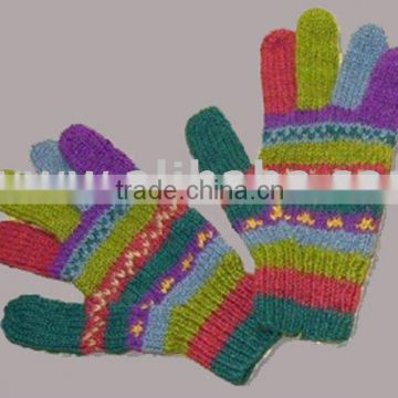 Hand Knitted woolen Glove