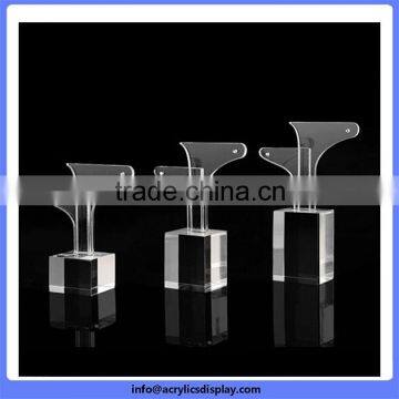 Durable Promotion personalized cylinder acrylic jewelry display