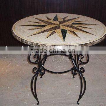 outdoor mosaic table