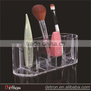 Clear acrylic lipstick cosmetic shelf