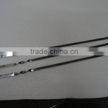 Length 60CM stainless steel BBQ skewers set KY6006