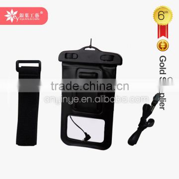 Headphone Jack Armband Lanyard Waterproof Cell Phone Case Dry Bag Pouch for monile phone