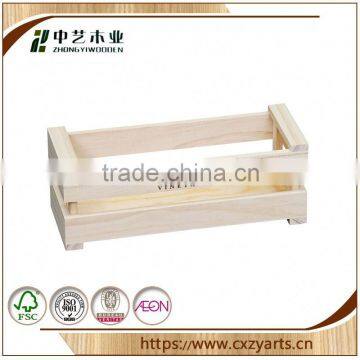 Fashionable best selling Accept OEM rustic hinging rectangle wooden tray