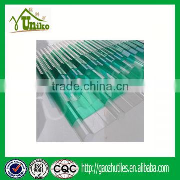 corrugated transparency greenhouse policarbonate sheet