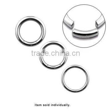 316L Surgical Steel Seemless Segment Ring body piercing ejwelry