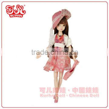 Plastic wholesale fashion dressed up toy doll sell to Walmart directly