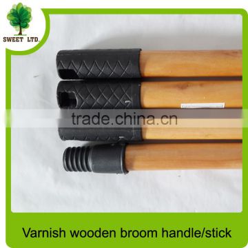 2016 First grade quality Varnished woodwooden broom stick with Lowest price