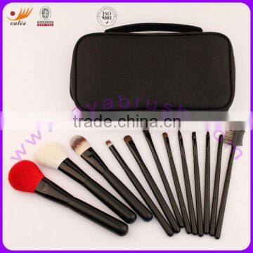 12pcs Travel Essential Cosmetic Brush Set