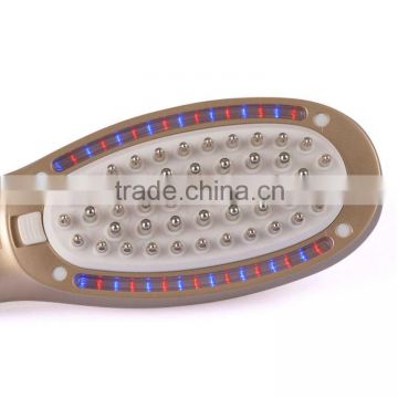 High quality led wave comb head massager for hair care