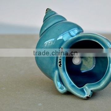 colorful porcelain flower pot fashion crafts conch shape