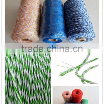 Agriculture / farm / pasture electric fencing equipment polytape & polyrope & polywire