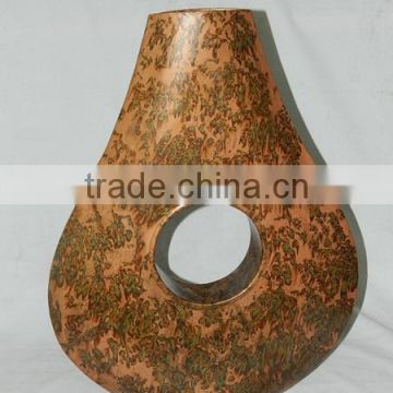 Iron Hammered Flower Vase