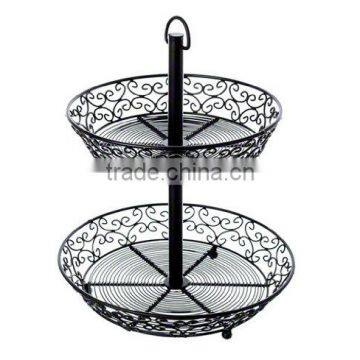 Hot Selling Stainless Fruit Basket Decoration