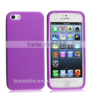 Eco-friendly TPU Silicone Mobile Phone Cover For iPhone 5/5S