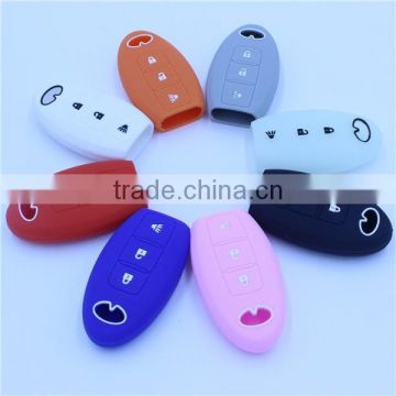 Silicone rubber fob key bag for infiniti 3 button keys