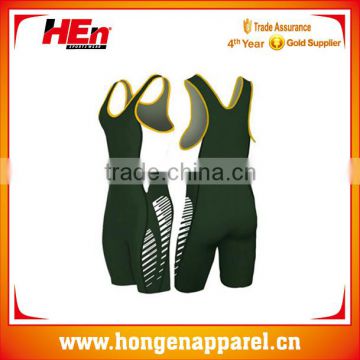 Hongen apparel custom kids wrestling singlet china manufacture/cheap wrestling singlets for sale