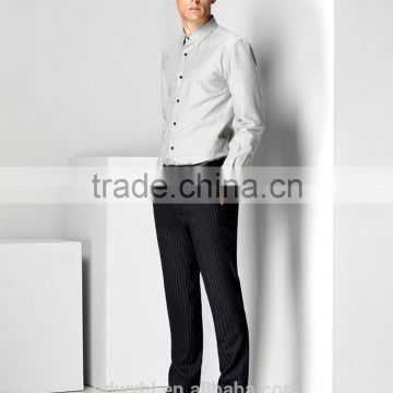 custom model long sleeve turn up collar bespoke man shirt
