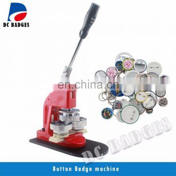 Easy hand operation small metal pin button machine DCMA-001