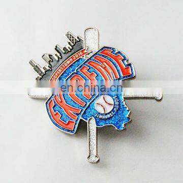 Sports Baseball Award Pin badge Gold Silver Enamel Colors Lapel Pin