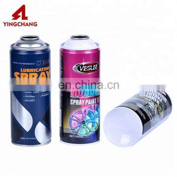 Manufacturer wholesale Diam 65 empty aerosol tin can height and printing customized