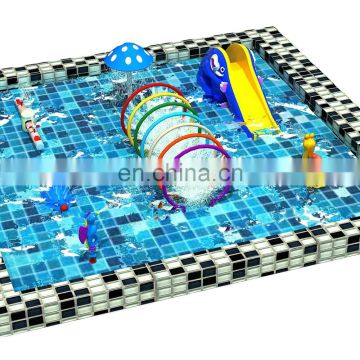New arrival amusement water park with slides for sale