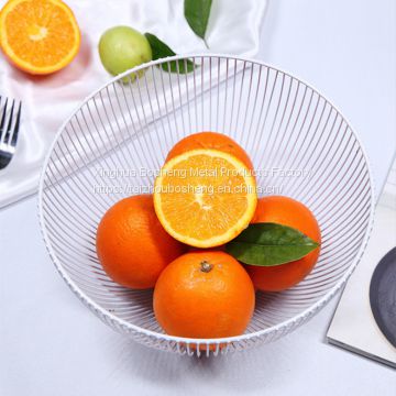 Home Kitchen Storage Food Vegetable Container Metal Wire Fruit Basket