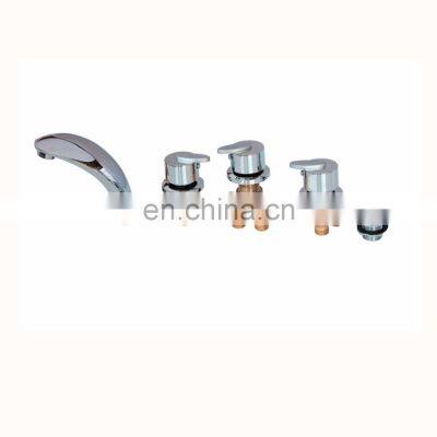 Bath Hot Cold Water Mixer Spa Bathtub Shower Faucet Set