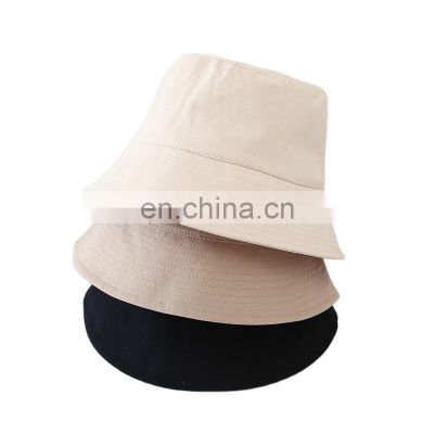 Spring and autumn new fashion small fresh pure color fisherman hat Harajuku style simple shade all-match female hat