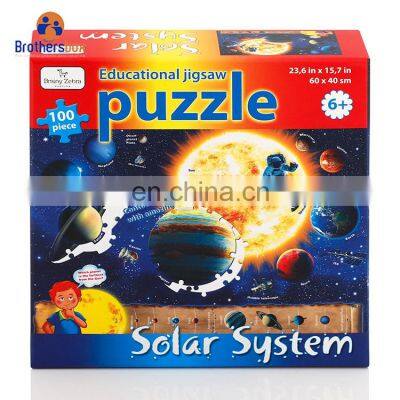 Home Decoration Toy 100 Pieces Puzzle Landscape Puzzle Toys Collection Diy Constellation Jigsaw Paper Puzzles