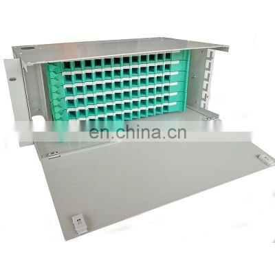 GL Factory price 48 ports odf 42u odf 144 ports rack fibr optic 3z high density