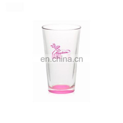 Wholesale High Quality Transparent Beer Glass Cup with Custom Logo