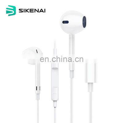 Sikenai I7S Bass Earphpone With Mic in-ear Type-C Wired  Earbuds Sport Headphones