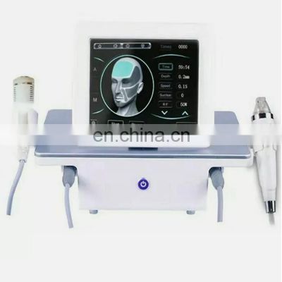 Desktop stretch marks removal skin rejuvenation fractional microneedle RF machine with 2 Handles