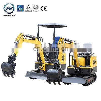 CE ISO brand new Chinese mini digger excavator crawler tracked 1.5 ton china excavator price