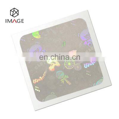Custom 3D Holographic Transparent Sticker In Sheet for Home Appliance