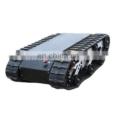 Export to Qatar AVT-9T rubber crawler robot chassis commercial robot arm camera good for inspection, exploration
